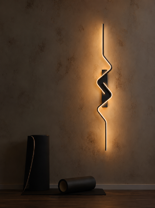 ZigGlow — Modern Sculptural LED Wall Sconce