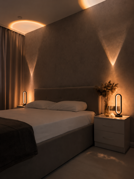 OvalGlow — 3-Color Dimmable LED Table Lamp
