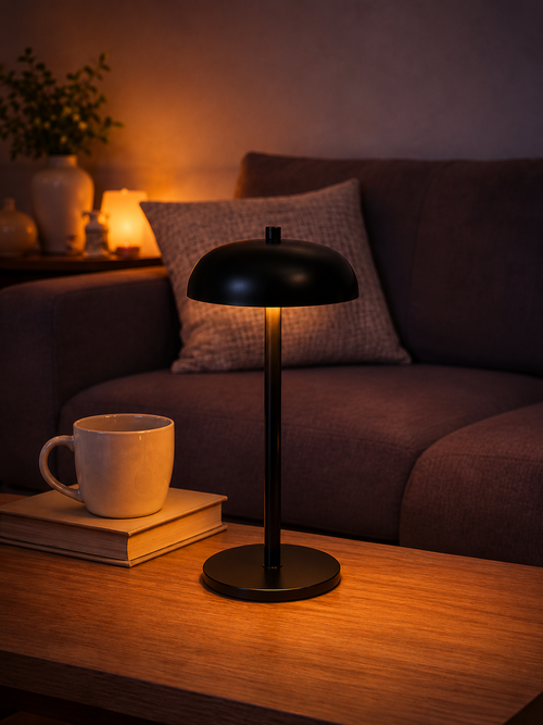 CapGlow — Rechargeable Mushroom Touch Lamp