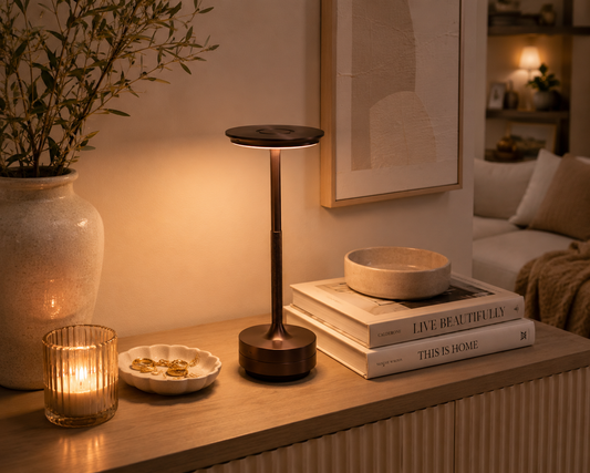 SlimGlow — Rechargeable Touch Desk Lamp