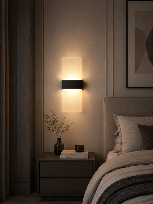 PanelGlow — Frosted Acrylic LED Wall Sconce
