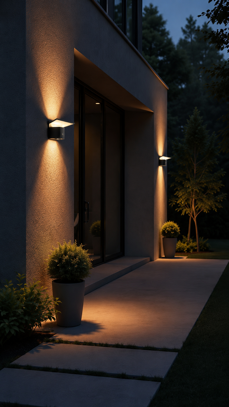 VisorGlow — Adjustable Outdoor Motion Sensor Wall Light