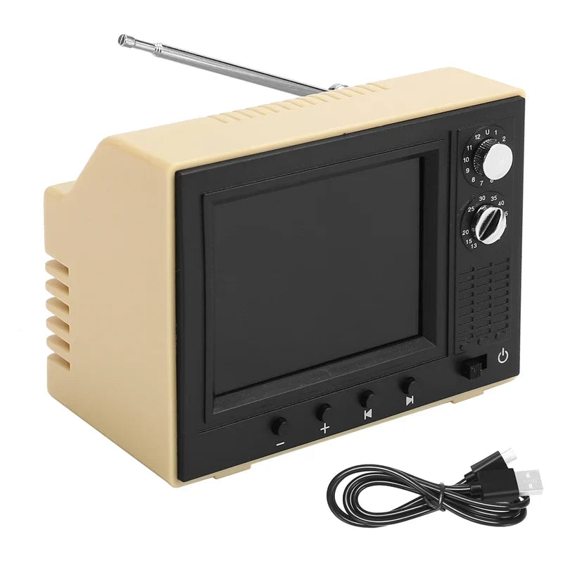 Retro Miniature TV – Playable 1:12 Scale Dollhouse Decor