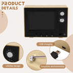 Retro Miniature TV – Playable 1:12 Scale Dollhouse Decor