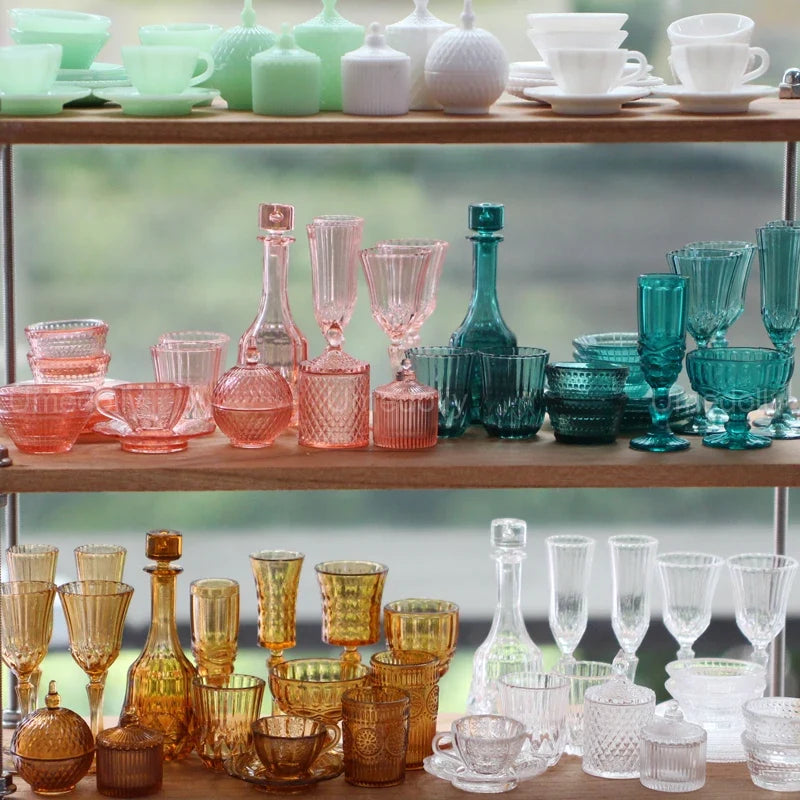 Dollhouse Glassware Set 1:6