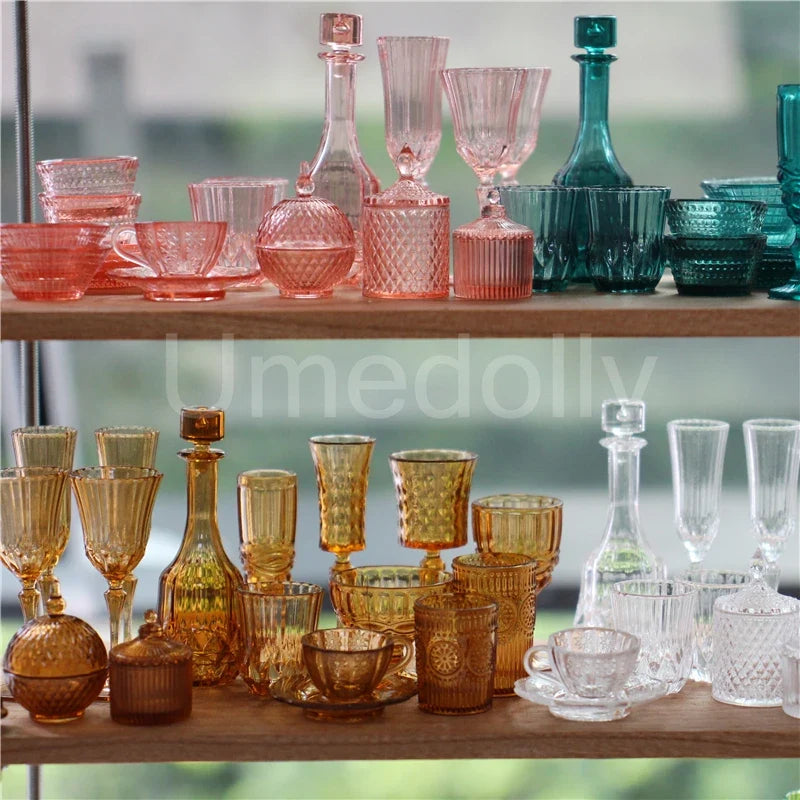 Dollhouse Glassware Set 1:6