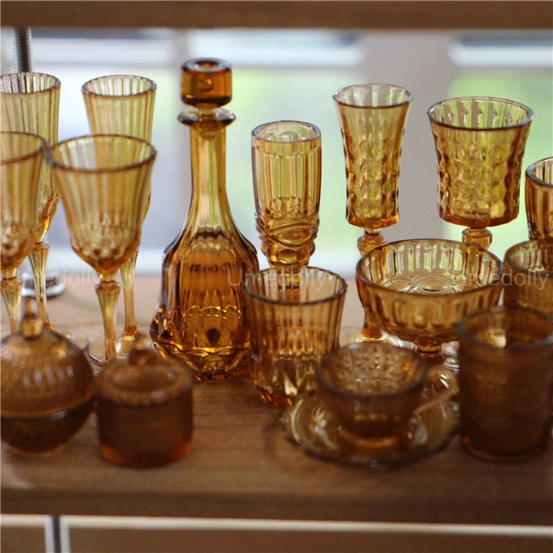 Dollhouse Glassware Set 1:6