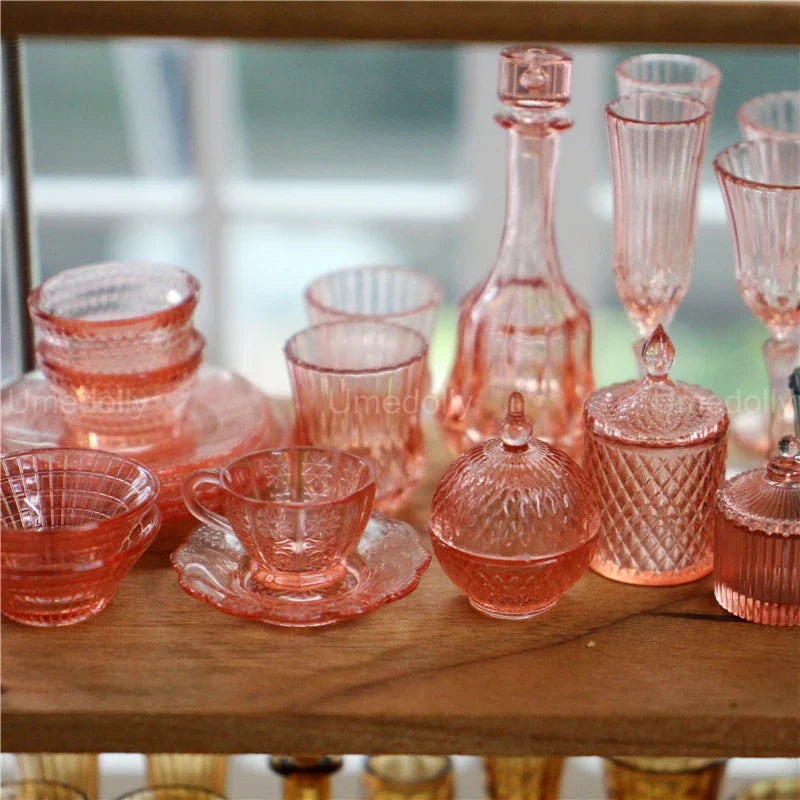Dollhouse Glassware Set 1:6