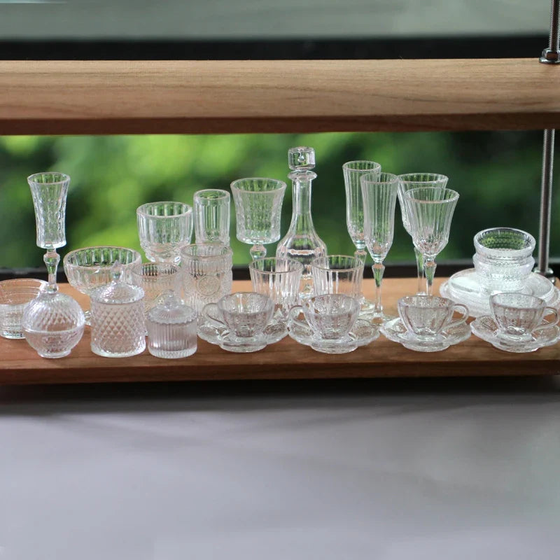 Dollhouse Glassware Set 1:6