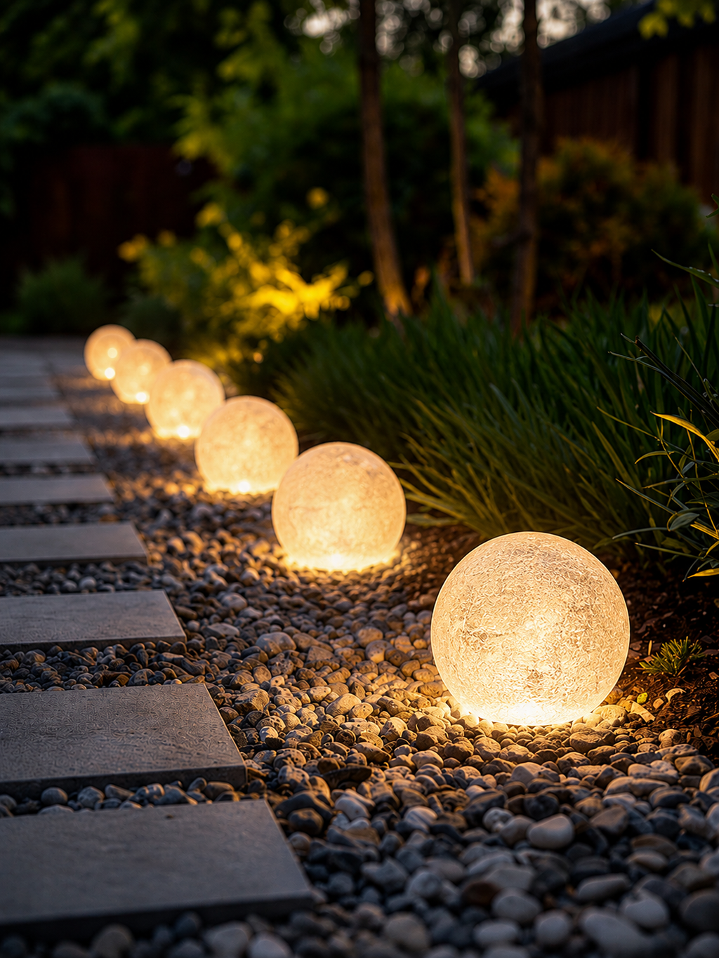 GlobeGlow — Rechargeable LED Garden Sphere Light