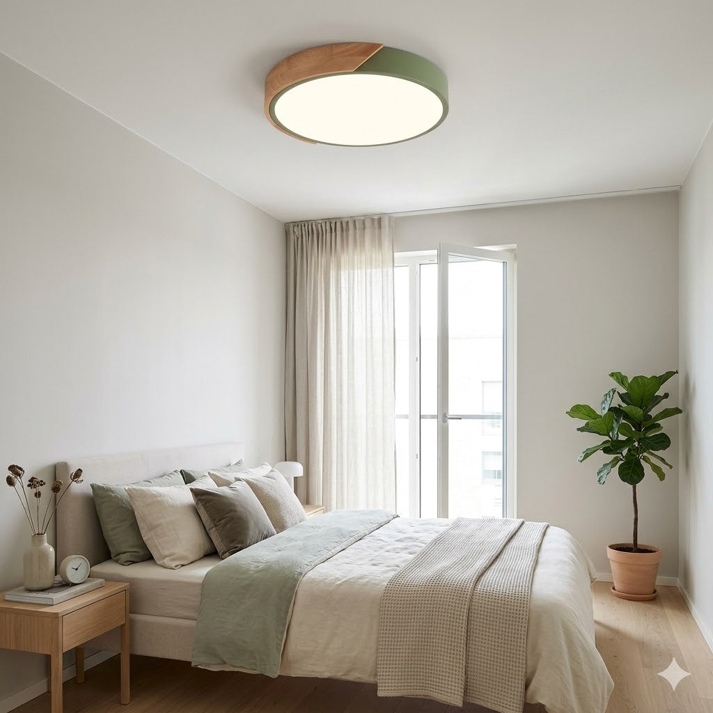 SlimGlow Ultra-Thin LED Ceiling Light — Flush Mount, 3 Colors, Multiple Sizes & Finishes