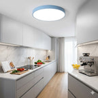 SlimGlow Ultra-Thin LED Ceiling Light — Flush Mount, 3 Colors, Multiple Sizes & Finishes