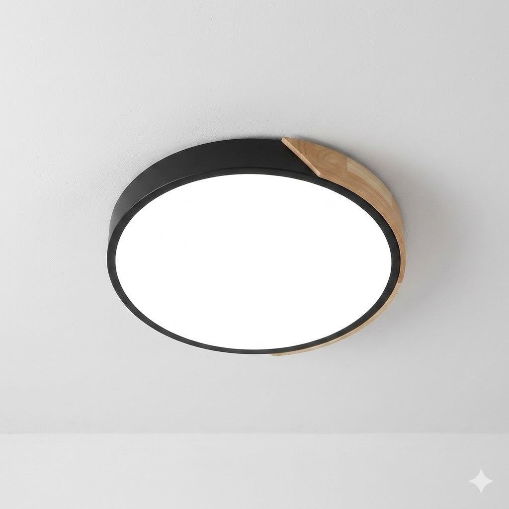 SlimGlow Ultra-Thin LED Ceiling Light — Flush Mount, 3 Colors, Multiple Sizes & Finishes