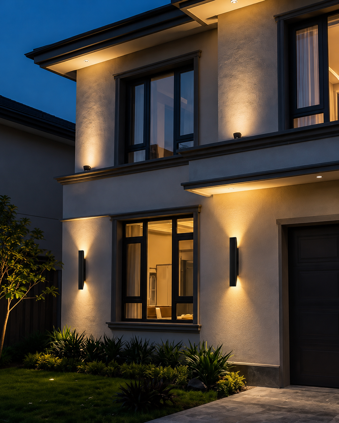 BladeGlow — Modern Outdoor LED Wall Sconce