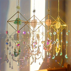 Gold Hanging Crystal Suncatcher