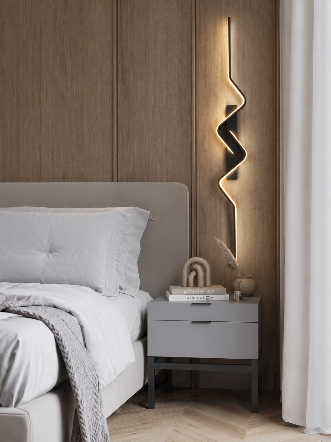 ZigGlow — Modern Sculptural LED Wall Sconce