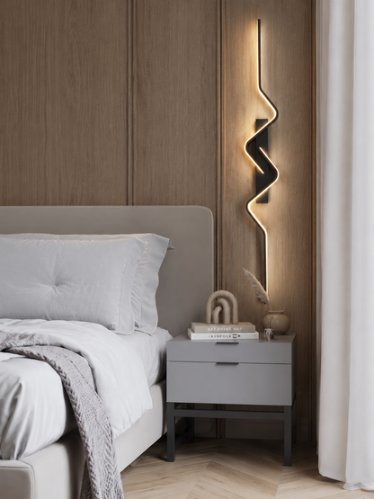 ZigGlow — Modern Sculptural LED Wall Sconce