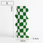 Checkered Ceramic Vase