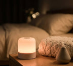 TouchGlow — Rechargeable LED Night Light with Remote,Compact Table Lamp, Dimmable, USB-C