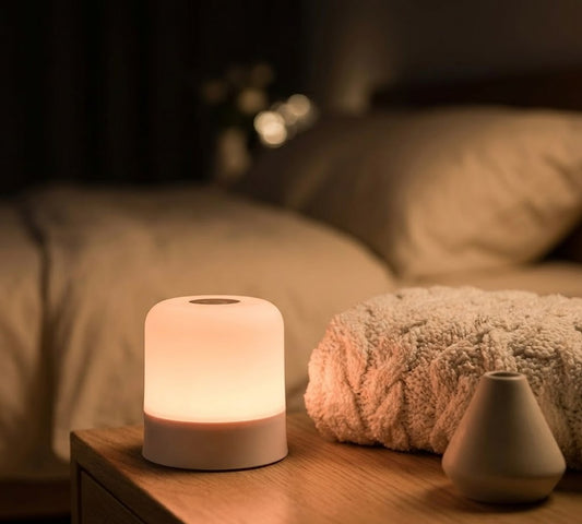 TouchGlow — Rechargeable LED Night Light with Remote,Compact Table Lamp, Dimmable, USB-C