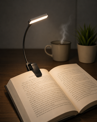 FlexGlow — Rechargeable Gooseneck LED Book Light