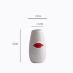 Red Lips Vase