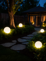 GlobeGlow — Rechargeable LED Garden Sphere Light