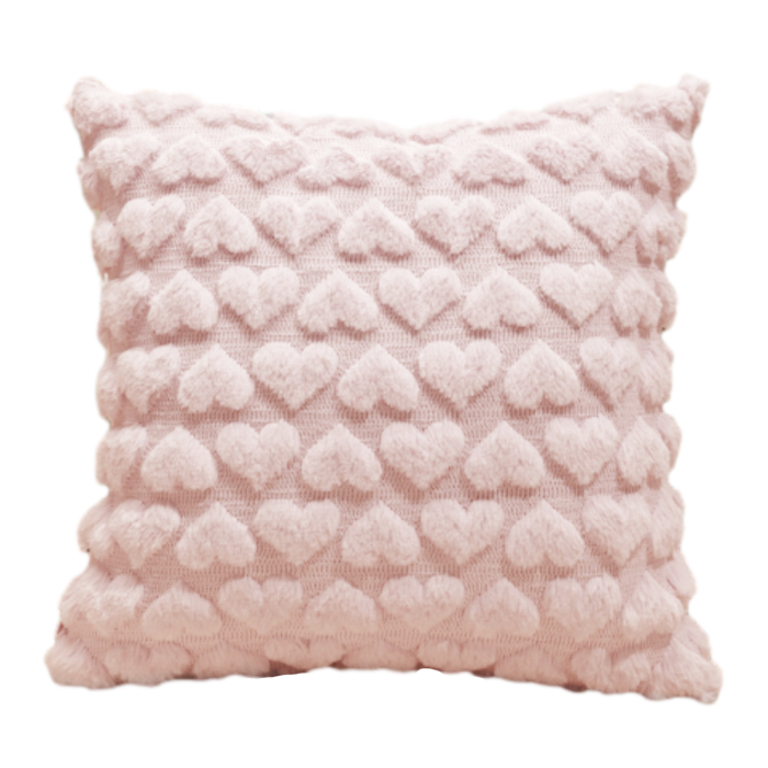 Soft Hearts Pillow Case