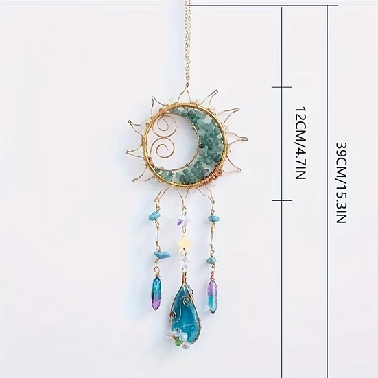 Crystal Moon Suncatcher
