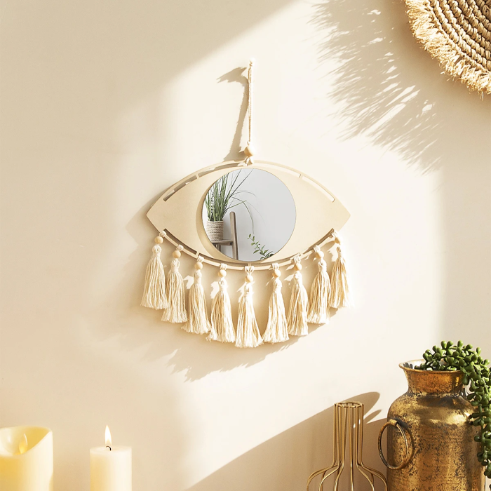 Macrame Eye Mirror