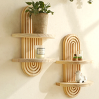 Wooden Rainbow Shelf
