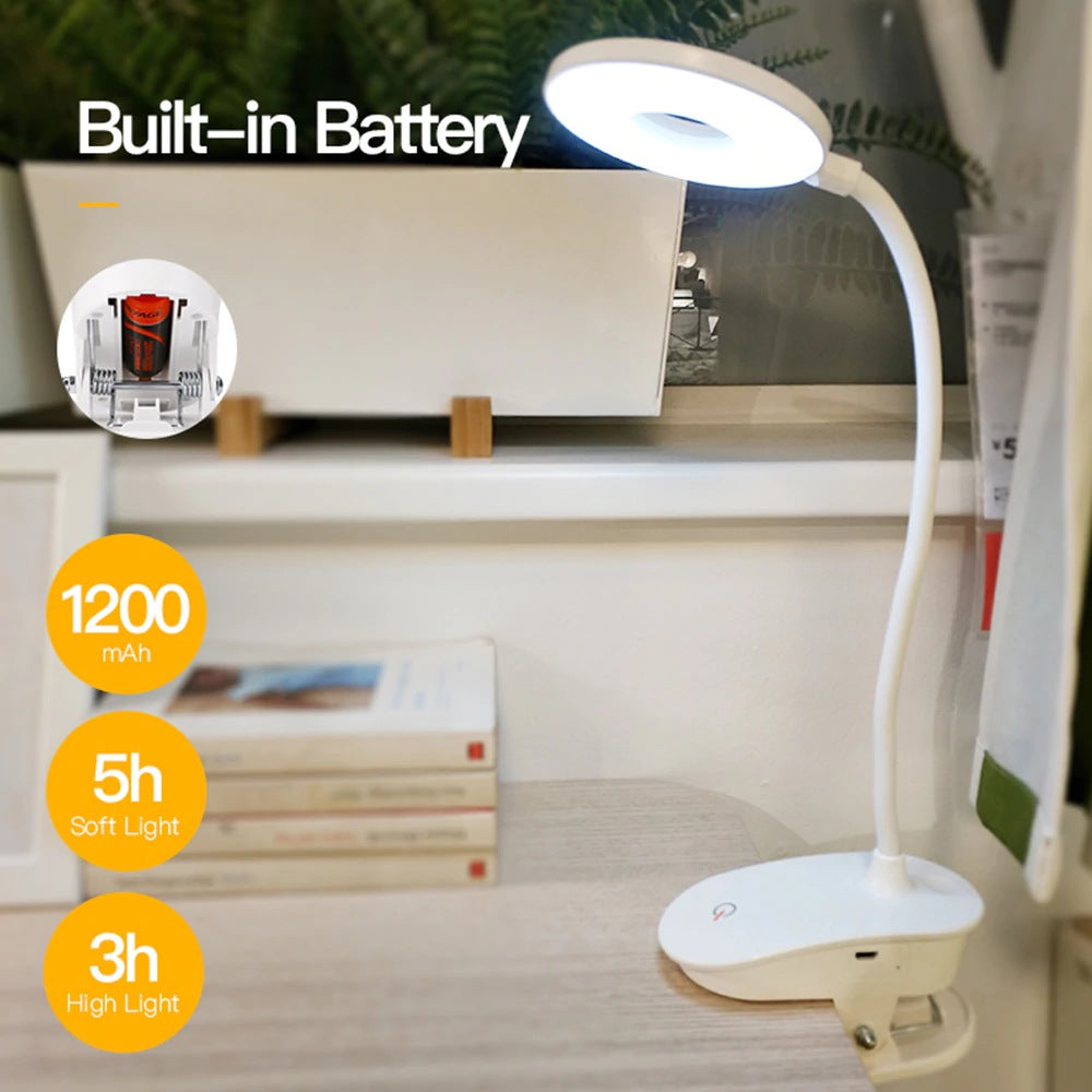 Wireless Bedside Clip On Lamp