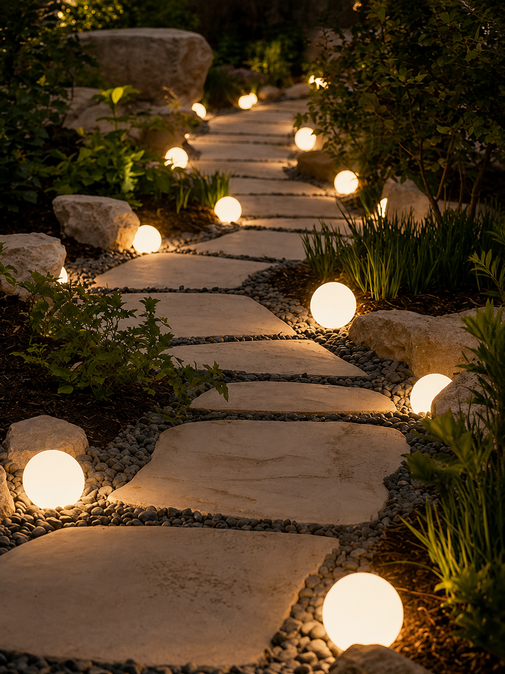 GlobeGlow — Rechargeable LED Garden Sphere Light