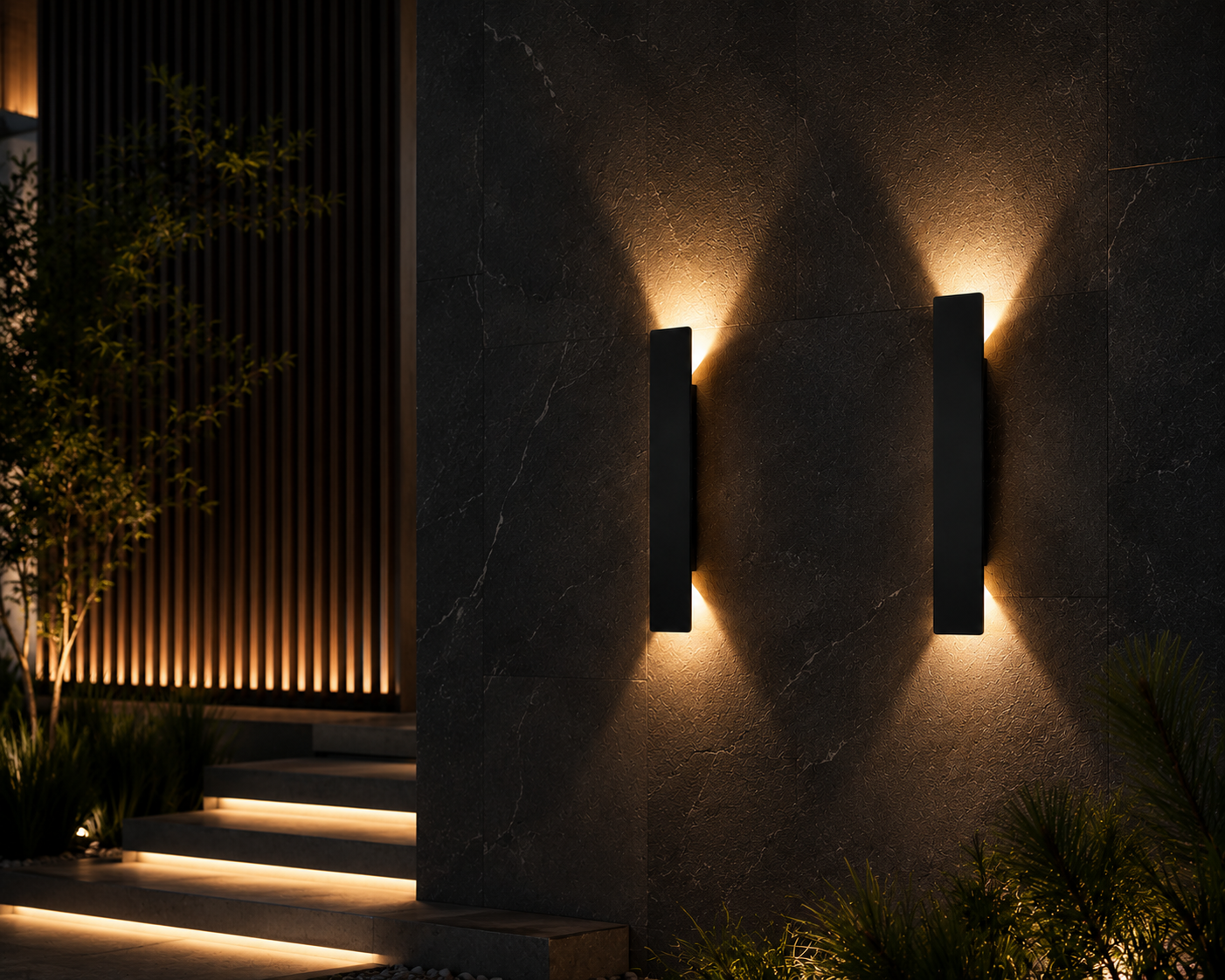 BladeGlow — Modern Outdoor LED Wall Sconce