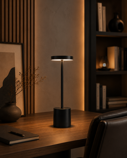 PillarGlow — Cordless LED Table Lamp with Touch Dimmer