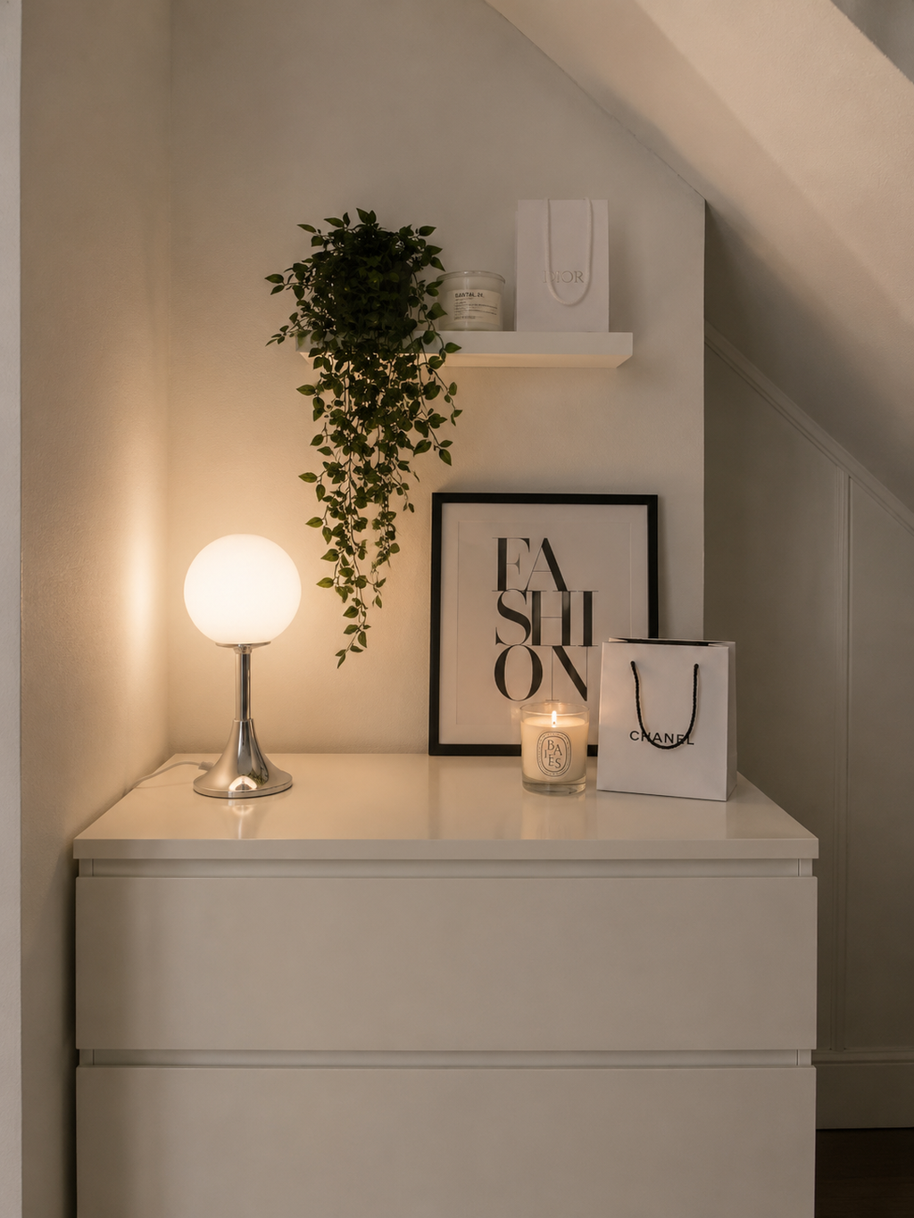 SputnikGlow — Mid-Century Glass Globe Table Lamp