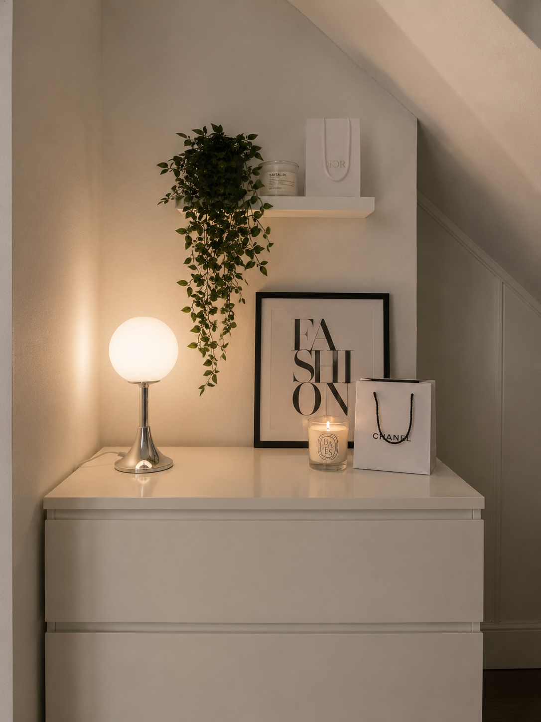 SputnikGlow — Mid-Century Glass Globe Table Lamp