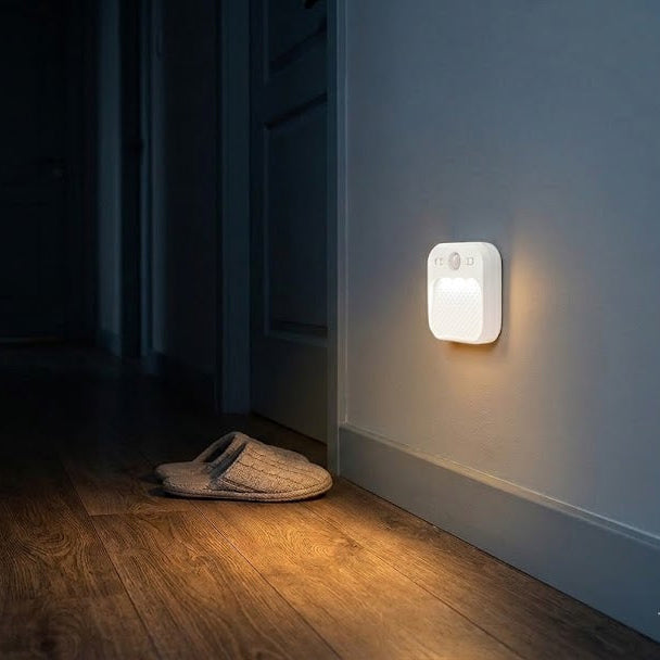 SenseGlow Motion Sensor Night Light — Rechargeable, Magnetic, USB-C, 3 Color Temps, Stick-On