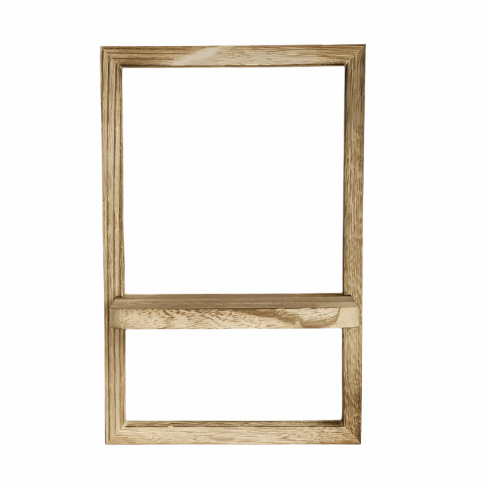 Wooden Framed Shelf
