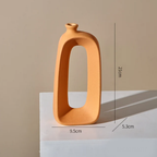 Abstract Ceramic Hollow Vase