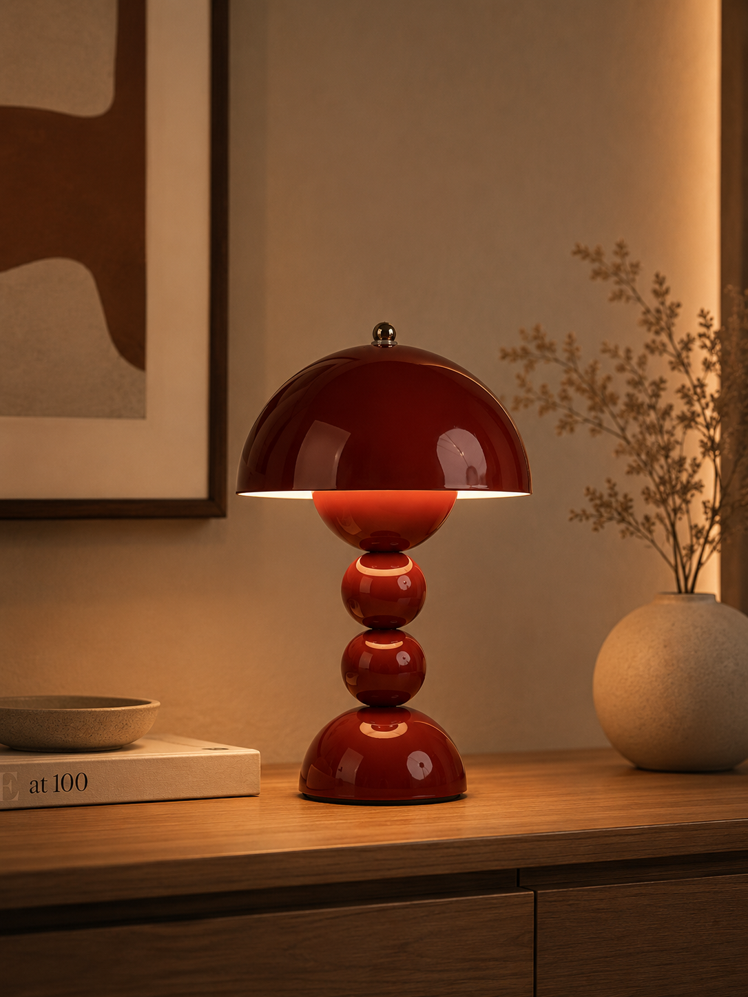 PebbleGlow — Sculptural Rechargeable Table Lamp