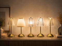 StarGlow Crystal Cordless Table Lamp — Touch Dimmer