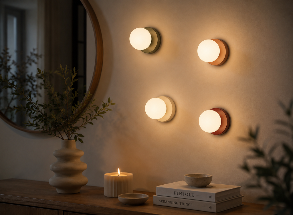 DotGlow — Colorful Globe LED Wall Sconce