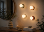DotGlow — Colorful Globe LED Wall Sconce