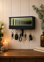 KeyPortal — Infinity Mirror LED Key Holder