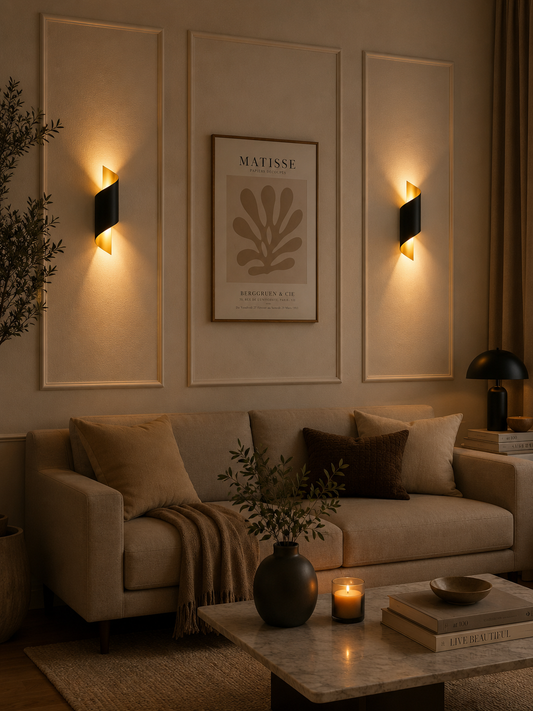 TwistGlow — Spiral Outdoor LED Wall Sconce