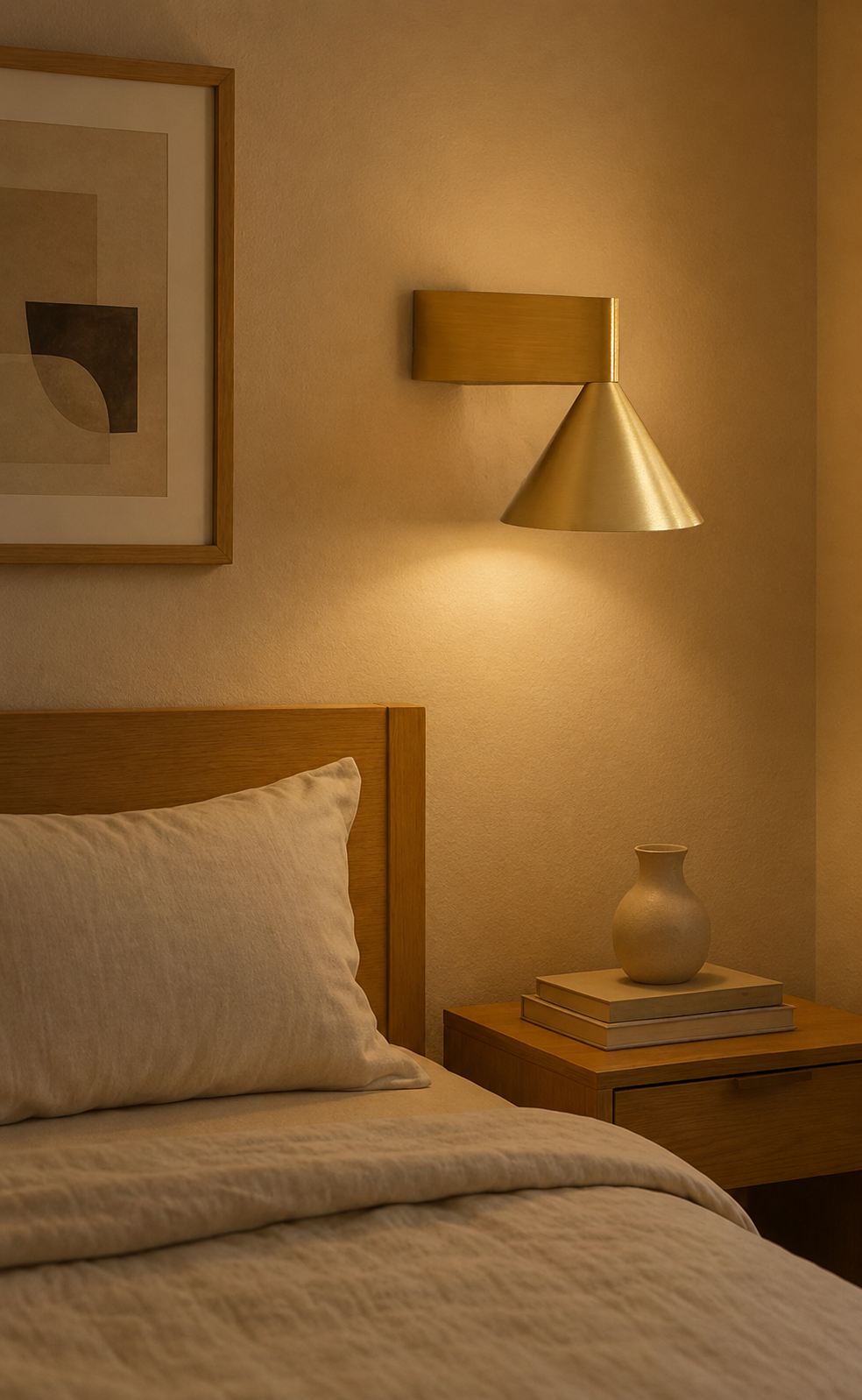 ConeGlow — Italian Minimalist Cone Wall Sconce
