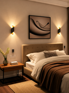 TwistGlow — Spiral Outdoor LED Wall Sconce