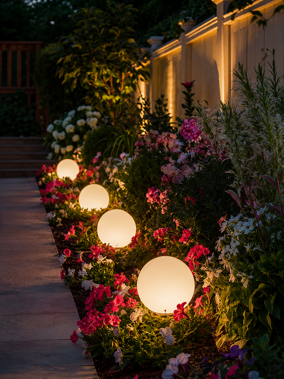 GlobeGlow — Rechargeable LED Garden Sphere Light