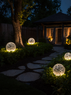 GlobeGlow — Rechargeable LED Garden Sphere Light